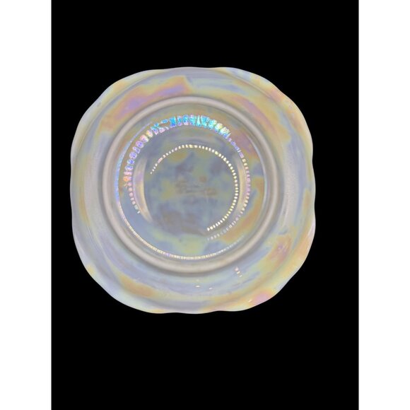 Vintage K. Fogg ‘87 Iridescent Porcelain Tea Cup & Saucer Gold Trim Gold Handle - Picture 8 of 11